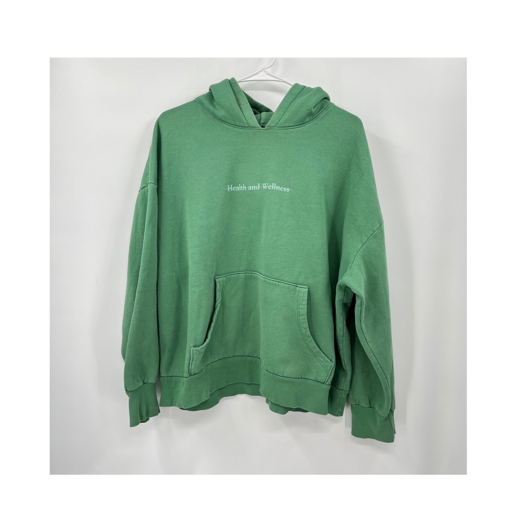 Call Her Daddy Green Hoodie Sweatshirt Health and‎ Wellness Logo Size Small